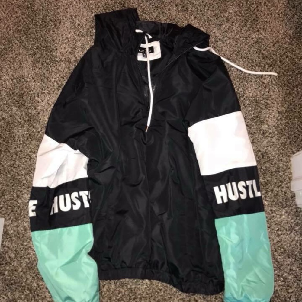 Rue 21- HUSTLE windbreaker